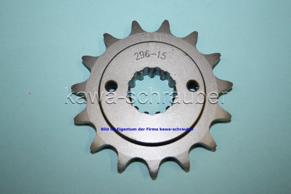 Ritzel vorne 15 Zähne Honda XL600V Transalp Typen PD06 PD10 (Standard Übersetzung) Zahnwelle