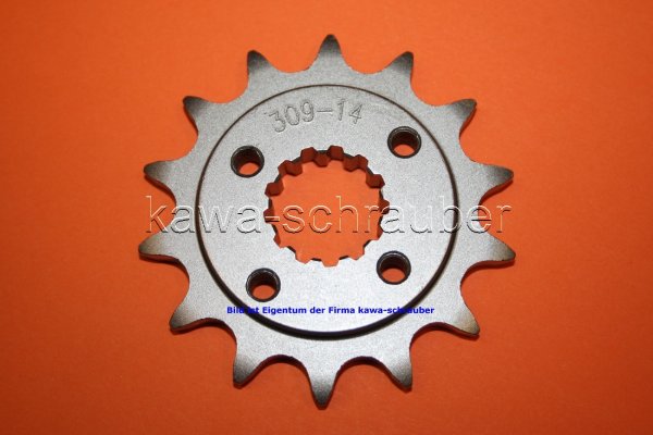 Ritzel vorne 14 Zähne Honda XR600R Typ PE04 Bj. ab 1991 (Standard Übersetzung)