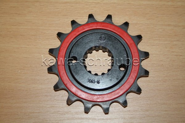 Ritzel vorne gummiert 16 Zähne Honda SLR650 FX650 Vigor Typ RD09 (geänderte Übersetzung)