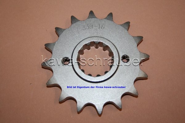 Ritzel vorne 16 Zähne Honda CBX750F Bj. 1984 Typ RC17 (Standard Übersetzung)