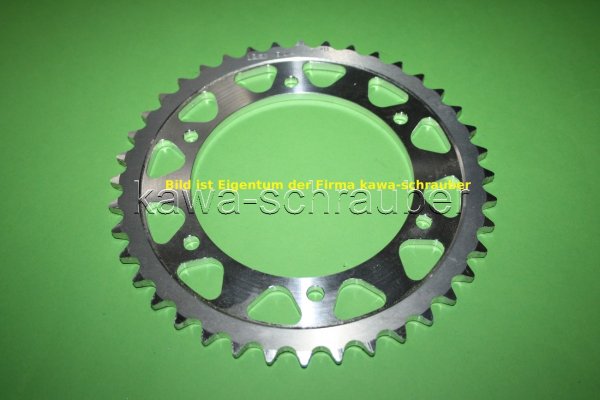 Kettenblatt / Ritzel hinten 40 Zähne Aluminium Honda VFR750R Typ RC30 (Standard Übersetzung)