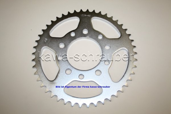 Kettenblatt / Ritzel hinten 46 Zähne Honda CBX1000B Pro Link Typ SC06 (geänderte Übersetzung)