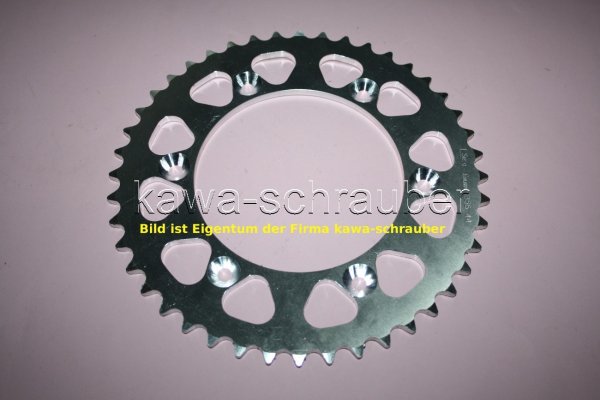 Kettenblatt / Ritzel hinten Aluminium 44 Zähne Husaberg FE400 Bj. 2000-2001 (Standard Übersetzung)