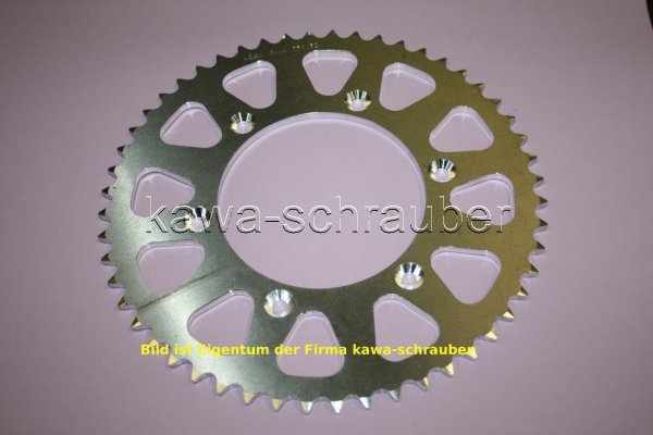 Kettenblatt / Ritzel hinten Aluminium 52 Zähne Husaberg FC400 4-Speed Bj. 00-01 (geänderte Übersetzung)