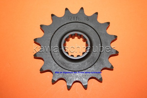 Ritzel vorne 16 Zähne Husaberg FC550 / 6-Speed (geänderte Übersetzung)