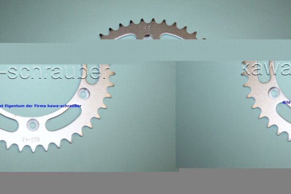 Kettenblatt / Ritzel hinten 43 Zähne Husqvarna 250TE TE250 (geänderte Übersetzung)