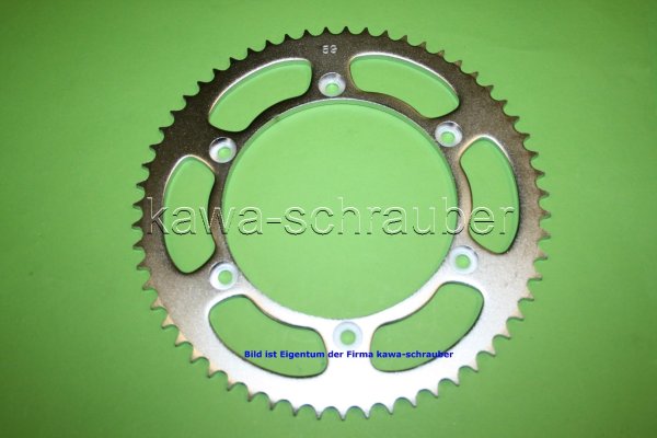 Kettenblatt / Ritzel hinten 59 Zähne Husqvarna 125SMR SMR125 Bj. ab 2013 (geänderte Übersetzung)