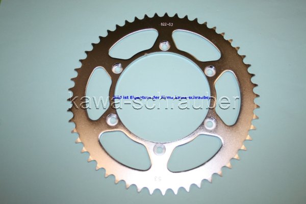 Kettenblatt / Ritzel hinten 53 Zähne Husqvarna 510SMR SMR510 (geänderte Übersetzung)