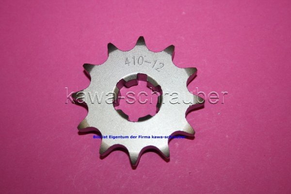 Ritzel vorne 12 Zähne Hyosung GV125 Aquila (geänderte Übersetzung)