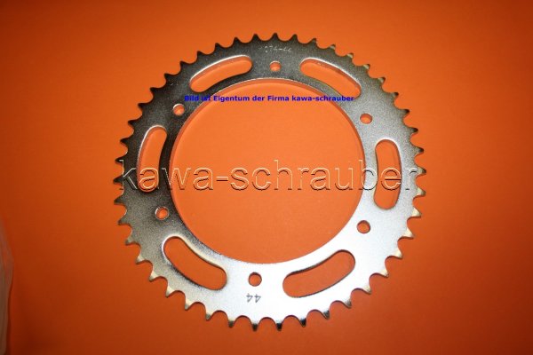 Kettenblatt / Ritzel hinten 44 Zähne Hyosung GT650 (Standard Übersetzung)