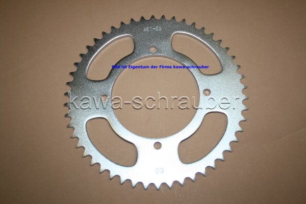 Kettenblatt / Ritzel hinten 50 Zähne Kawasaki KX85 (Standard Übersetzung)