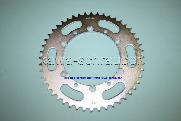 Kettenblatt / Ritzel hinten 48 Zähne Kawasaki KX125