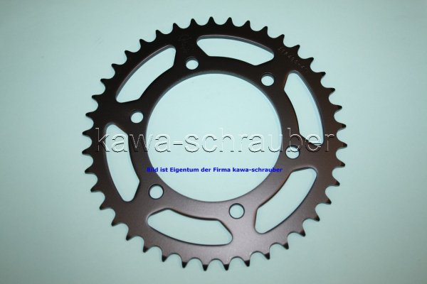 Kettenblatt / Ritzel hinten 41 Zähne Kawasaki EL250 Eliminator Typen EL250B / EL250E (geänderte Übersetzung)