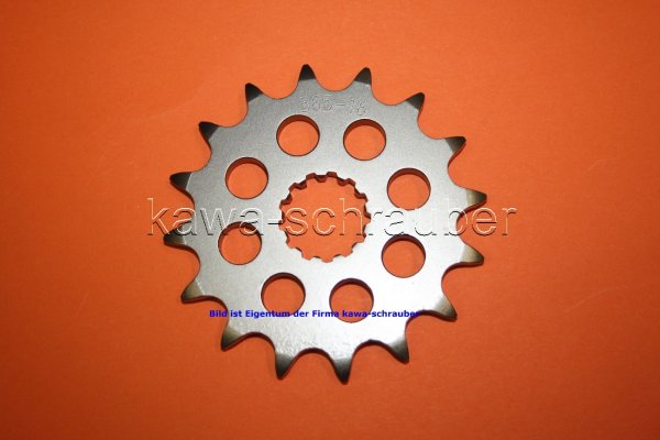 Ritzel vorne 16 Zähne Kawasaki KX250 Bj. 2005-2006 (geänderte Übersetzung)
