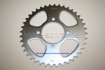 Kettenblatt / Ritzel hinten 40 Zähne Kawasaki K400 B G K4G Bj. 1978-1979 (geänderte Übersetzung)