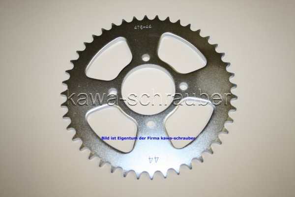 Kettenblatt / Ritzel hinten 44 Zähne Kawasaki Z440 KZ440A KZ440C Ltd (geänderte Übersetzung)