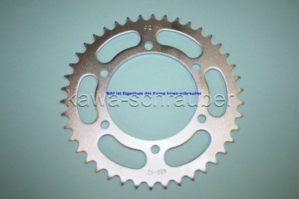 Kettenblatt / Ritzel hinten 42 Zähne Kawasaki ER-5 ER5 Twister (Standard Übersetzung)