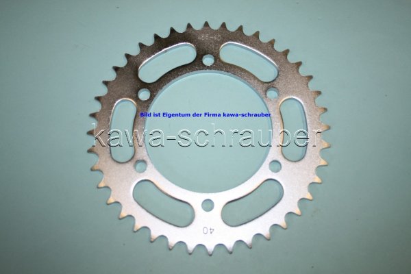 Kettenblatt / Ritzel hinten 38 Zähne Kawasaki Zephyr 550 (Standard Übersetzung)