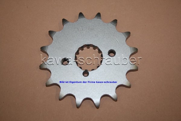 Ritzel vorne 16 Zähne Kawasaki GPX600R Typ ZX600C (geänderte Übersetzung)
