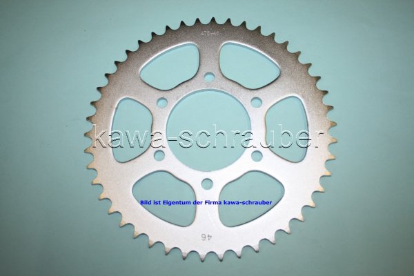 Kettenblatt / Ritzel hinten 46 Zähne Kawasaki ZX-6RR ZX6RR ZX600N (geänderte Übersetzung)