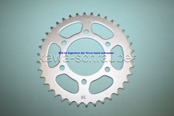 Kettenblatt / Ritzel hinten 38 Zähne Kawasaki 650 Versys (geänderte Übersetzung)