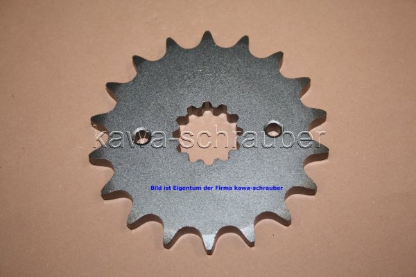 Ritzel vorne 18 Zähne Kawasaki GPZ750R Typ ZX750G (geänderte Übersetzung)
