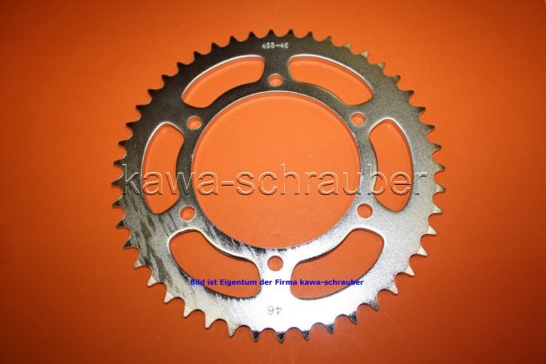 Kettenblatt / Ritzel hinten 46 Zähne Kawasaki ZR-7 ZR-7S Typen ZR750F ZR750H (geänderte Übersetzung)