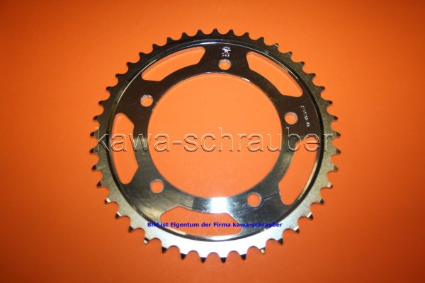 Kettenblatt / Ritzel hinten 43 Zähne 525 Kawasaki KLV1000 (geänderte Übersetzung)