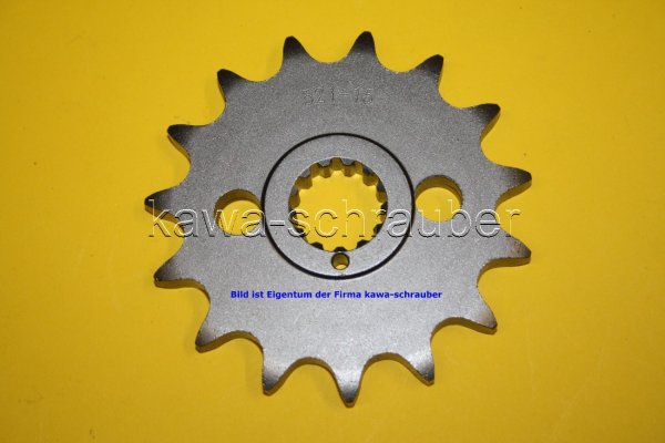 Ritzel vorne 15 Zähne Kawasaki Z1000 Z1000A Z1R Bj. 1977-1978 (Standard Übersetzung)