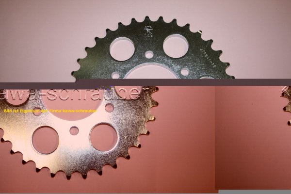 Kettenblatt / Ritzel hinten 35 Zähne Kawasaki GPZ1100 Z1100GP Typ KZT10B (geänderte Übersetzung)