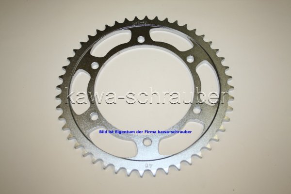 Kettenblatt / Ritzel hinten 530 48 Zähne Kawasaki ZZR1100 ZXT10D DG G Bj. ab 1993 (geänderte Übersetzung)