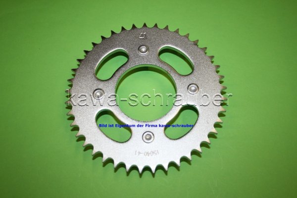 Kettenblatt / Ritzel hinten 41 Zähne Kreidler 125 Mustang (Standard Übersetzung)