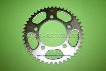 Kettenblatt / Ritzel hinten 46 Zähne Kreidler 125 Street DD125 ab Bj. 2011 (Standard Übersetzung)