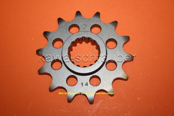 Ritzel vorne 14 Zähne KTM 450 SXC Bj. 98-02 (geänderte Übersetzung)