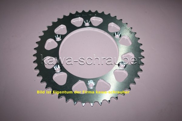 Kettenblatt / Ritzel hinten Aluminium 45 Zähne KTM 450 XC-F (R) Bj. 08-09 (geänderte Übersetzung)
