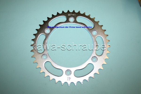 Kettenblatt / Ritzel hinten 41 Zähne KTM 660 SMC (geänderte Übersetzung)