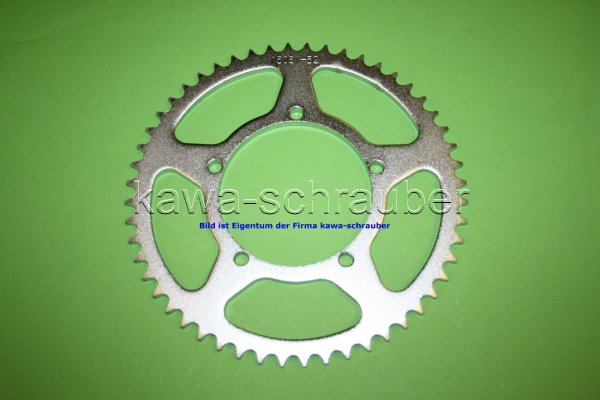 Kettenblatt / Ritzel hinten 52 Zähne MZ MuZ 125 SM / SX (geänderte Übersetzung)