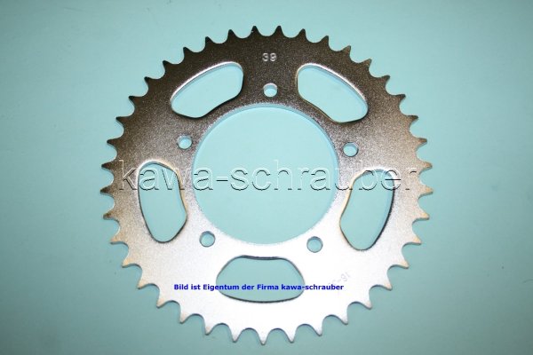 Kettenblatt / Ritzel hinten 39 Zähne MZ 660 Sport Cup (Standard Übersetzung)