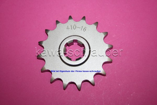Ritzel vorne 16 Zähne Sachs XTC 125 4-Takt (Standard Übersetzung)
