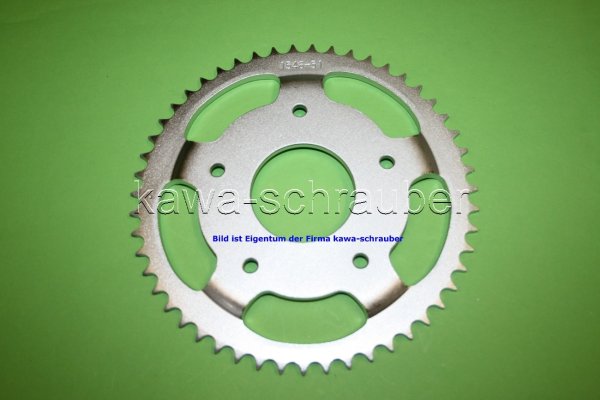 Kettenblatt / Ritzel hinten 51 Zähne Sachs 125 X-Road mit Suzuki Motor (geänderte Übersetzung)