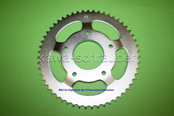 Kettenblatt / Ritzel hinten 55 Zähne Sachs 125 X-Road ab Bj. 2008 (Standard Übersetzung)