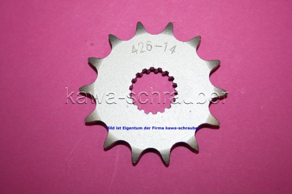 Ritzel vorne 14 Zähne Sachs ZX 125 4-Takt ab Bj. 2010 (geänderte Übersetzung)