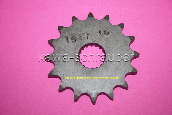 Ritzel vorne 16 Zähne Sachs QM 125 GY-2B (geänderte Übersetzung)