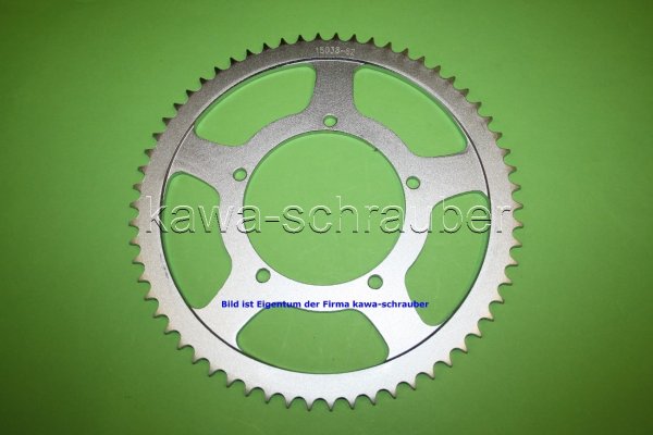 Kettenblatt / Ritzel hinten 62 Zähne Sachs ZX 125 2-Takt (Standard Übersetzung)