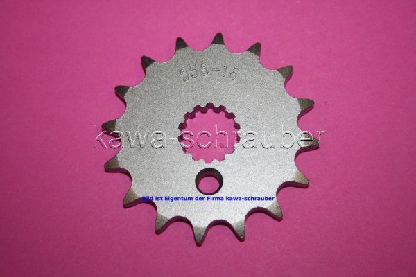 Ritzel vorne 16 Zähne Sachs ZX 125 2-Takt (Standard Übersetzung)