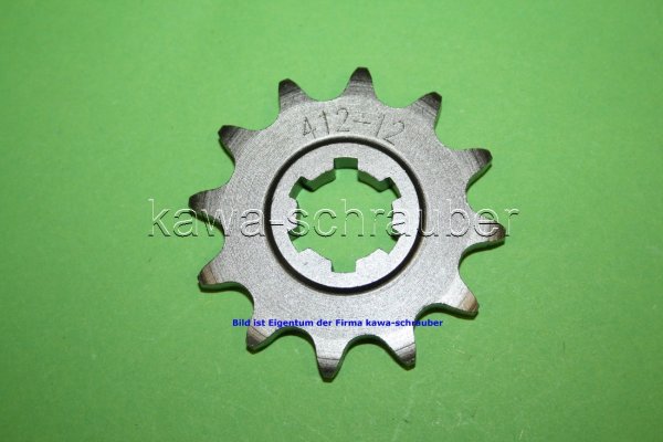 Ritzel vorne 12 Zähne Suzuki TS50 TS50XK (Standard Übersetzung)