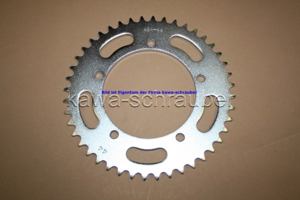 Kettenblatt / Ritzel hinten 44 Zähne Suzuki RM60 (Standard Übersetzung)