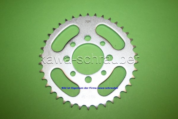 Kettenblatt / Ritzel hinten 38 Zähne Suzuki GT 80 E / L