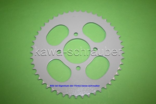 Kettenblatt / Ritzel hinten 49 Zähne Suzuki RG 80 Gamma (Standard Übersetzung)