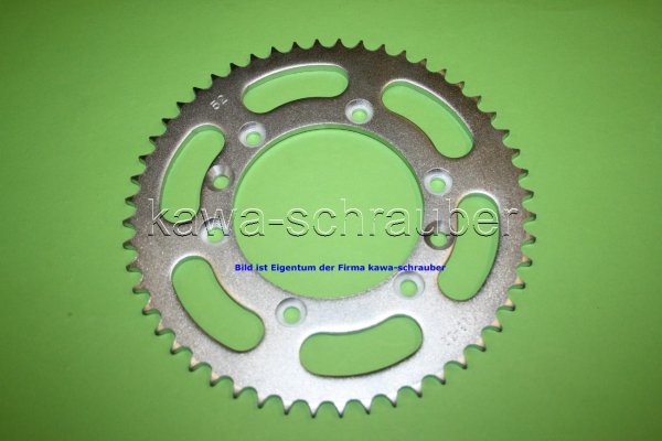 Kettenblatt / Ritzel hinten 52 Zähne Suzuki RM 80 / Big Wheel (geänderte Übersetzung)